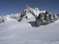 Glacial Landscape with Clear Sky