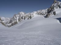 Glacial Landscape with Clear Sky