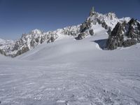 Glacial Landscape with Clear Sky