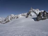 Glacial Landscape with Clear Sky