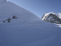 Glacial Landscape Overlook: A Clear Sky View of Natural Beauty