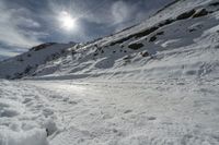 Glacial Slope in Europe: A Majestic Mountain Landscape