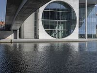 A Glass Bridge in Berlin: Reflection and Symmetry