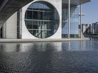 A Glass Bridge in Berlin: Reflection and Symmetry