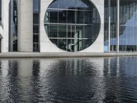 A Glass Bridge in Berlin: Reflection and Symmetry