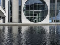 A Glass Bridge in Berlin: Reflection and Symmetry