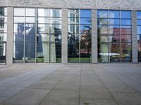 Glass Facade of an Office Building in Hamburg