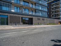 A Glass Facade Office Building in the Urban Landscape