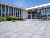 Glass Wall in Modern Office Building, Berlin, Germany