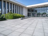 Glass Wall in Modern Office Building, Berlin, Germany