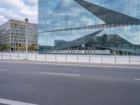 Glass Wall Office Building in the Heart of Berlin City