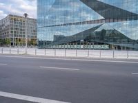 Glass Wall Office Building in the Heart of Berlin City