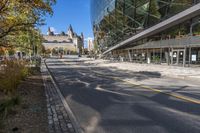 Glass Wall Office Building in Canada