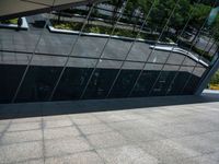 Glass Wall Shadow in Taipei City, Taiwan