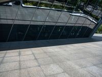 Glass Wall Shadow in Taipei City, Taiwan