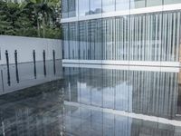 Glass-Walled Building City Reflection 001