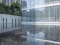 Glass Walled Building with City Reflection 004
