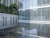 Glass-Walled Building with City Reflection - 005