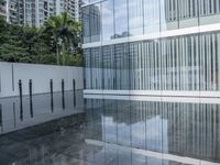 Glass Walled Building with City Reflection 006