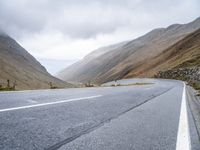 Gloomy Austria Landscape: Timmelsjoch Mountain