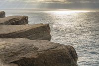 Gloomy Dawn at the Coastal Bluff