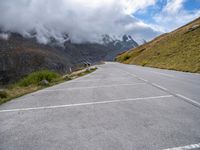 Gloomy Day in Austria: Grey Sky and Mountain Road