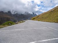 Gloomy Day in Austria: Grey Sky and Mountain Road