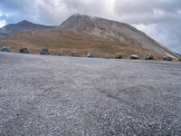 A Gloomy Day in Austria: Mountain Landscape