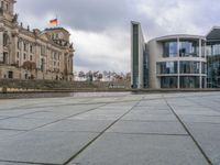 A Gloomy Day in Berlin: Classic and Modern Architecture