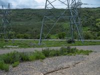 A Gloomy Day in Colorado: Gravel Road and Landscape