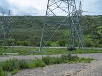 A Gloomy Day in Colorado: Gravel Road and Landscape