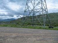 Gloomy Day in Colorado Landscape: Power Plant View