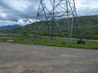 Gloomy Day in Colorado Landscape: Power Plant View