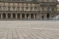 A Gloomy Day in Paris: Exploring the Town Square