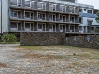 Gloomy Day in Porto: Cobblestone Residential Area