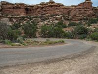 A Gloomy Day in Utah's Red Rock Landscape