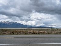 Gloomy Day in Rural Colorado Landscape