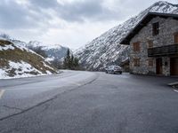 Gloomy Day in Rural Landscape: French Alps 003