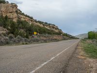 A Gloomy Day on a Rural Road in Utah