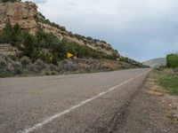 A Gloomy Day on a Rural Road in Utah