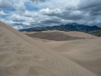 Gloomy Day at Great Sand Dunes Nationalpark in Colorado