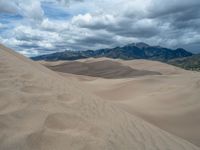 Gloomy Day at Great Sand Dunes Nationalpark in Colorado