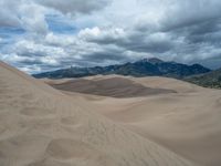 Gloomy Day at Great Sand Dunes Nationalpark in Colorado