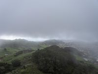 Gloomy Day in Tenerife, Spain: Green Hills-001