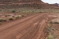 Gloomy Day in Utah Desert Landscape