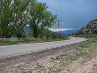 A Gloomy Day in Utah: Grey Sky Over a Rural Landscape