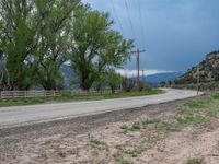 A Gloomy Day in Utah: Grey Sky Over a Rural Landscape