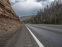 A Gloomy Day in Utah: Landscape Road