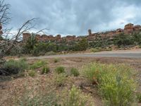 Gloomy Day in Utah's Red Rock Canyon