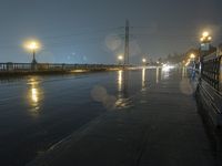 Gloomy Evening in Los Angeles, California